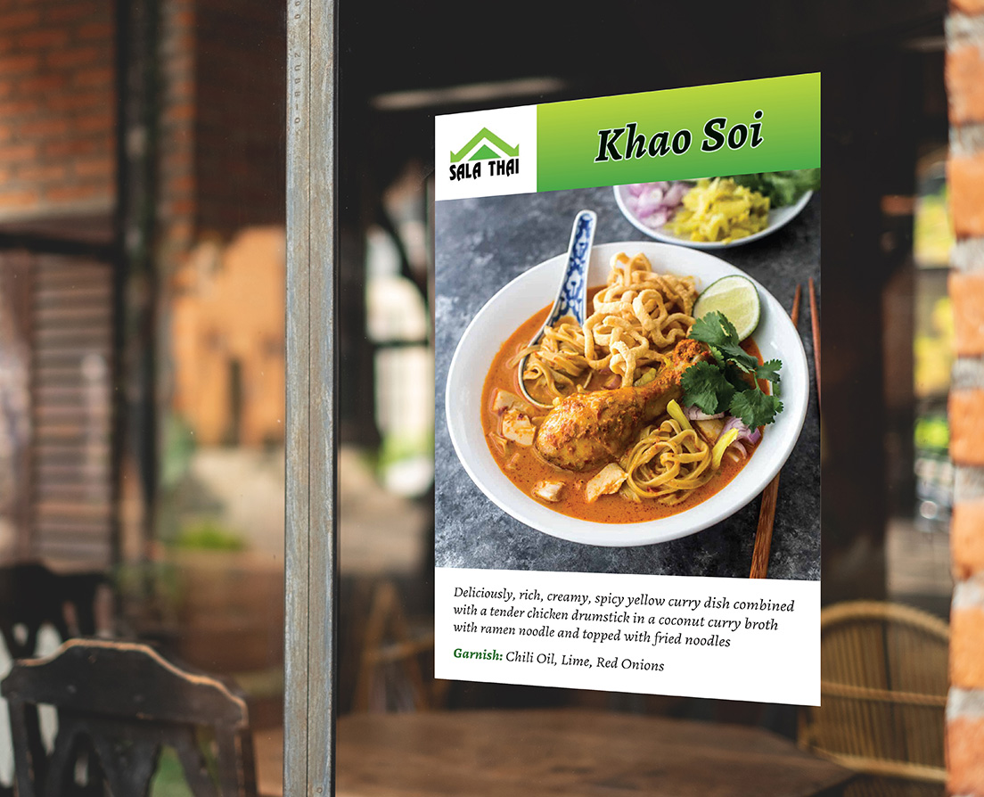 Poster Design for Sala Thai Restaurant